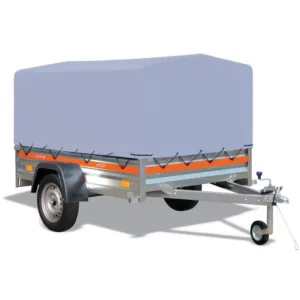 Remorque bâchée basculante 125 X 205 X H110 Gris